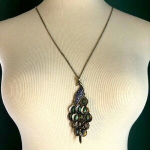 Vintage coldwater creek Peacock necklace